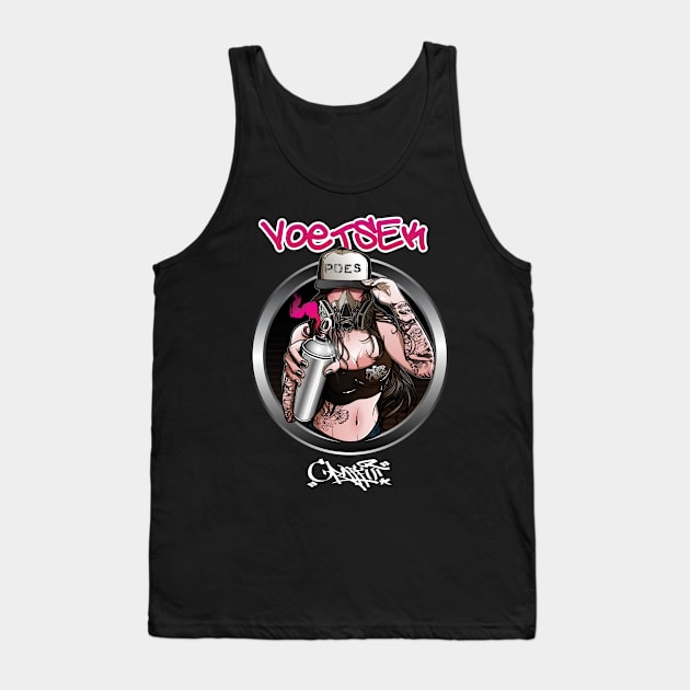 Voetsek Graffiti Tank Top by Arend Studios